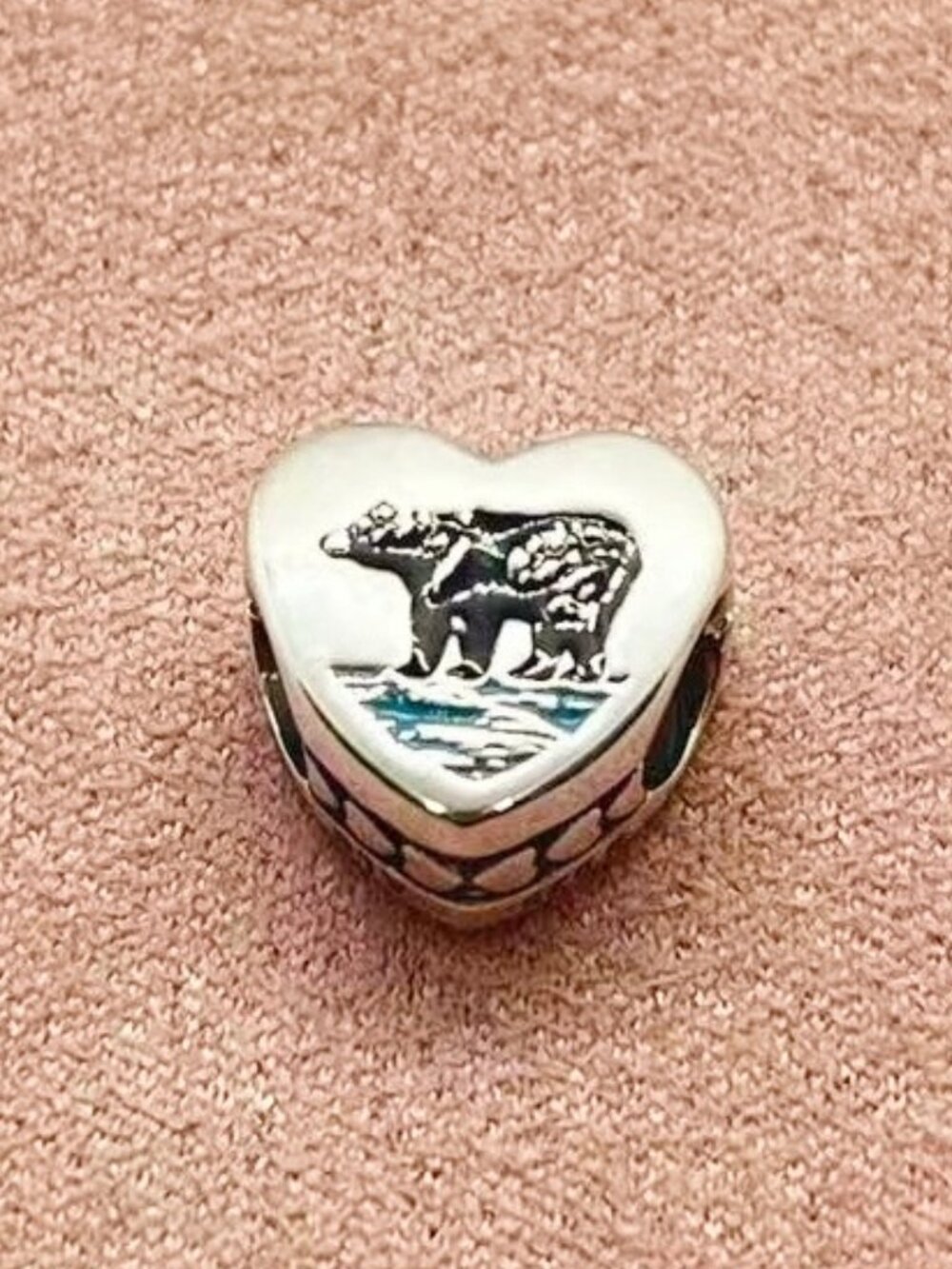 Pandora Alaska Bear Dangle Charm Sea Travel Pendant